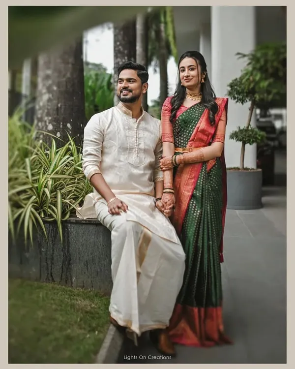 Green_Cotton_Silk_Saree_With_Blouse_Piece_For_Women