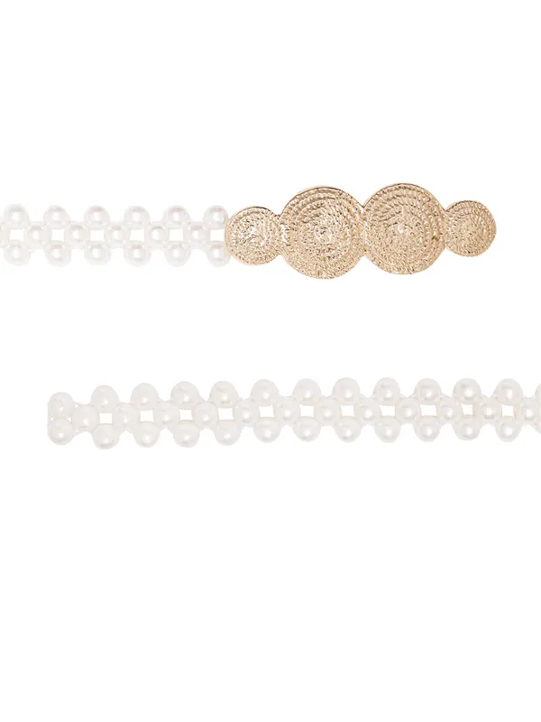 White_Metal_Belt_For_Women