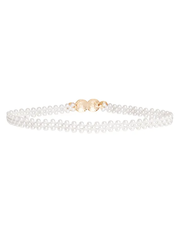 White_Metal_Belt_For_Women
