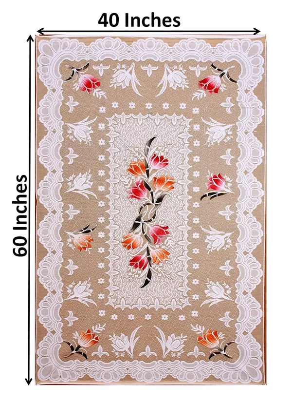 Floral_Design_Cotton_Faric_Table_Cover_for_4_Seater_Dining_Table_and_Centre_Table_(60x40_Inch,_Brown)