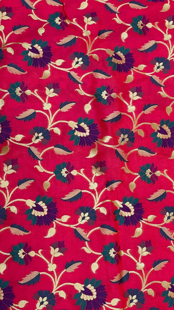 Humairah_Presents_Pink_Katan_Silk_Floral_Mina_Zari_Jaal_Boota_with_Banarasi_Zari_Border_and_Pink_Blouse