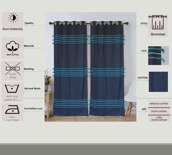 Pack_of_2_Cotton_Dark_Blue_Boho_Braids_Collection_Curtain_Set_for_Window_and_Door