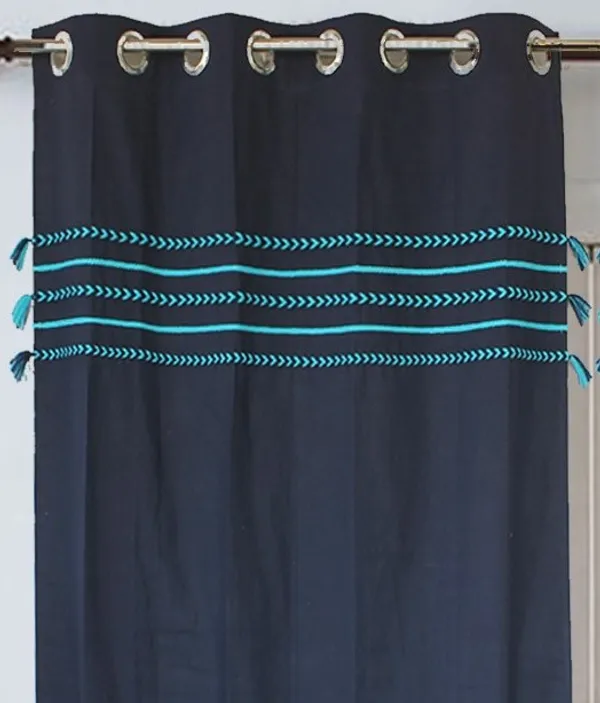 Pack_of_2_Cotton_Dark_Blue_Boho_Braids_Collection_Curtain_Set_for_Window_and_Door