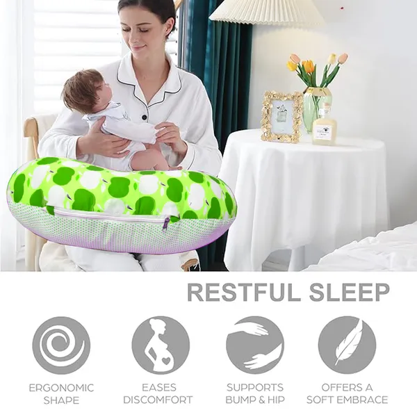 Cheeky_Cheeky_Multipurpose_Baby_Feeding_Nursing_Cum_Maternity_Pillow_for_New_Born_(Green)