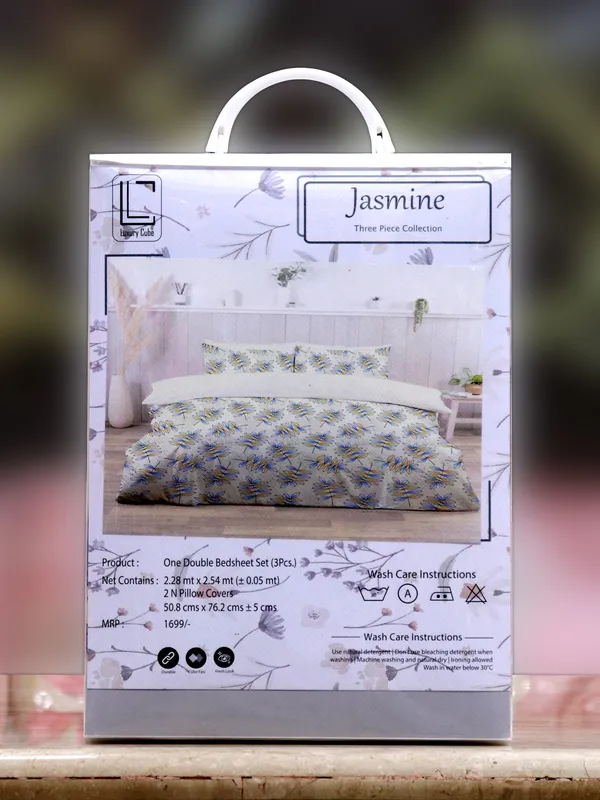 Luxury_Cube_Jasmine_Collection_Double_Bedsheet