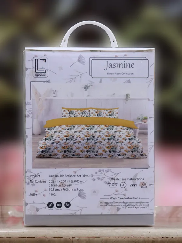 Luxury_Cube_Jasmine_Collection_Double_Bedsheet