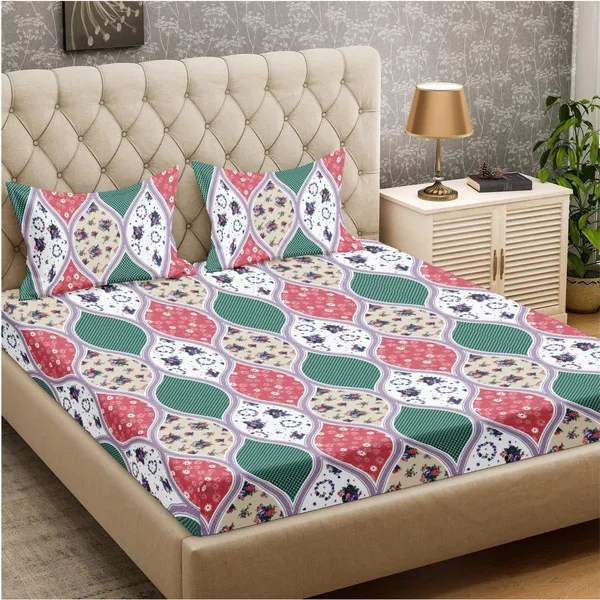 Luxury_Cube_Jasmine_Collection_Double_Bedsheet