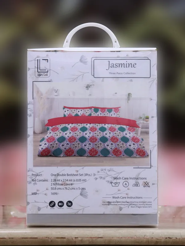 Luxury_Cube_Jasmine_Collection_Double_Bedsheet