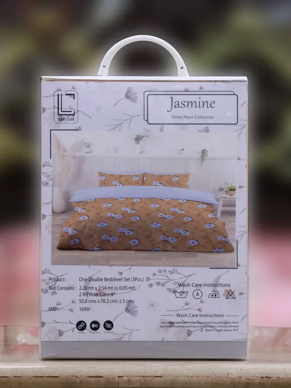 Luxury_Cube_Jasmine_Collection_Double_Bedsheet