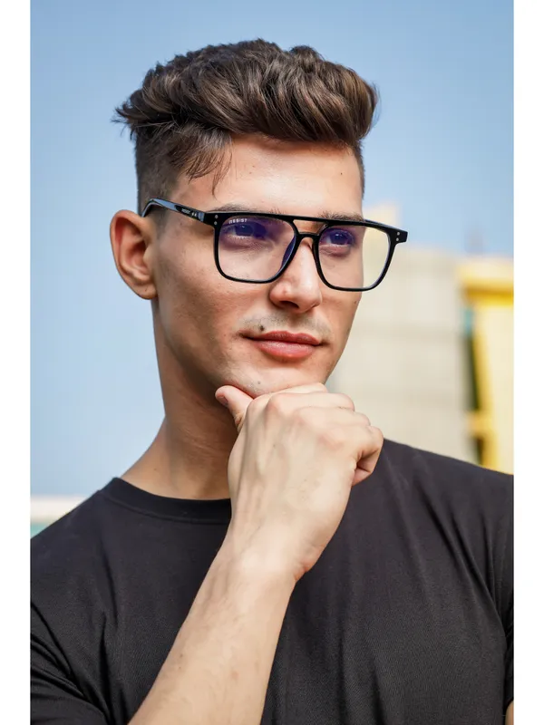 UV_Protected_Black_Clear_Square_Sunglasses_For_Men_&_Women