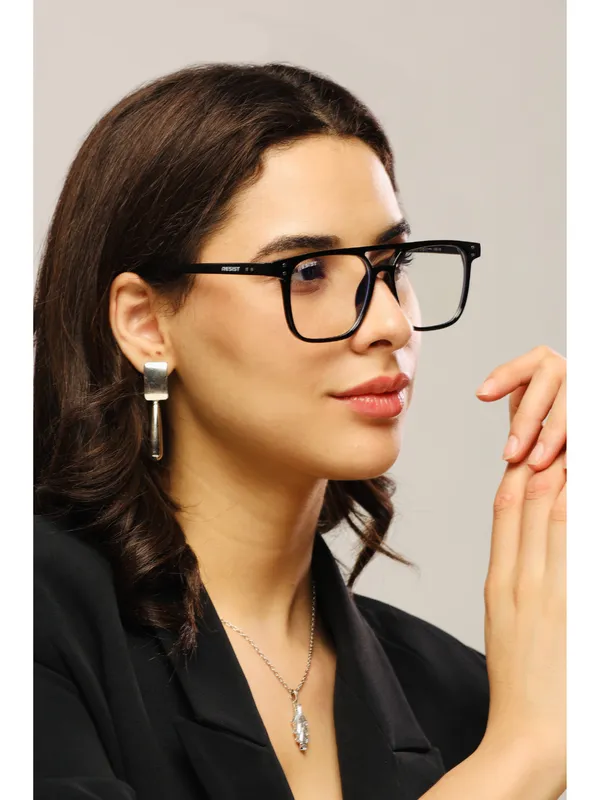 UV_Protected_Black_Clear_Square_Sunglasses_For_Men_&_Women