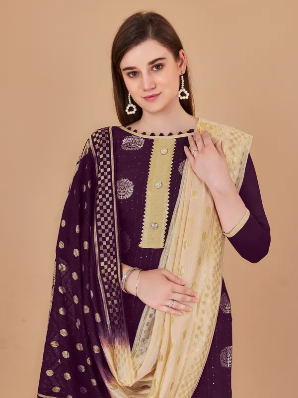 Jacquard_Buta_Sequin_Unstitched_Salwar_Suit_Material_For_Women