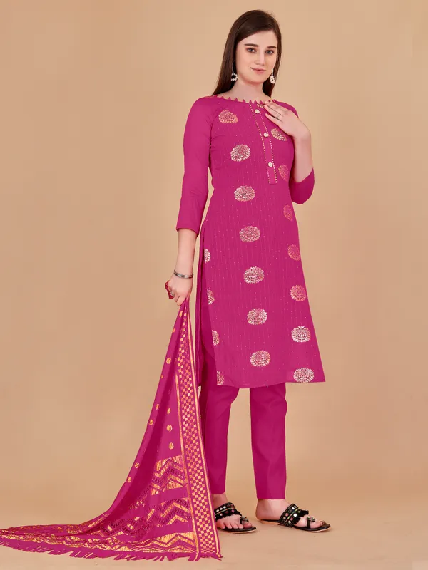Jacquard_Buta_Sequin_Unstitched_Salwar_Suit_Material_For_Women