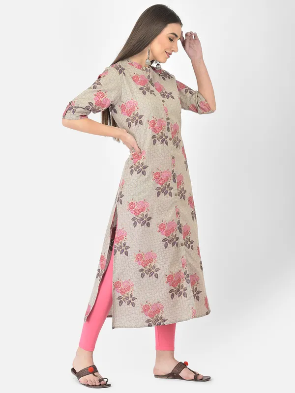 Grey_Cotton_Floral_Printed_A-line_Kurta