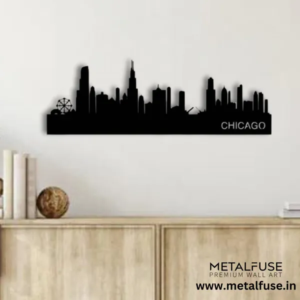Black_Chicago_Skyline_Skyline_Wood_Wall_Art
