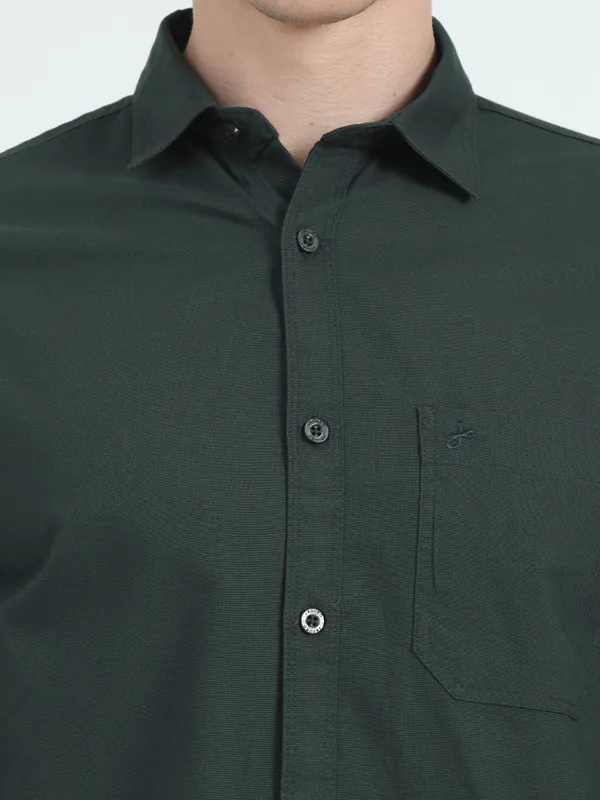 Green_Colour_Full_Sleeve_Premium_Quality__Shirt_For_Men