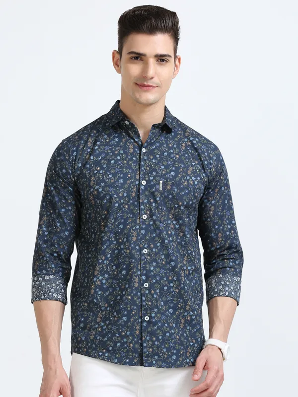 Black_Sky_Full_Sleeve_Oxford_Cotton_Shirt_For_Men