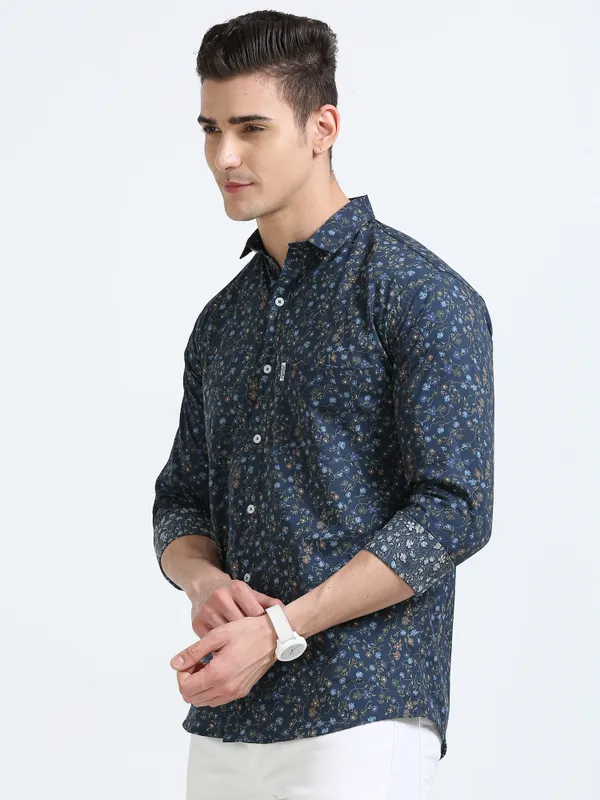 Black_Sky_Full_Sleeve_Oxford_Cotton_Shirt_For_Men