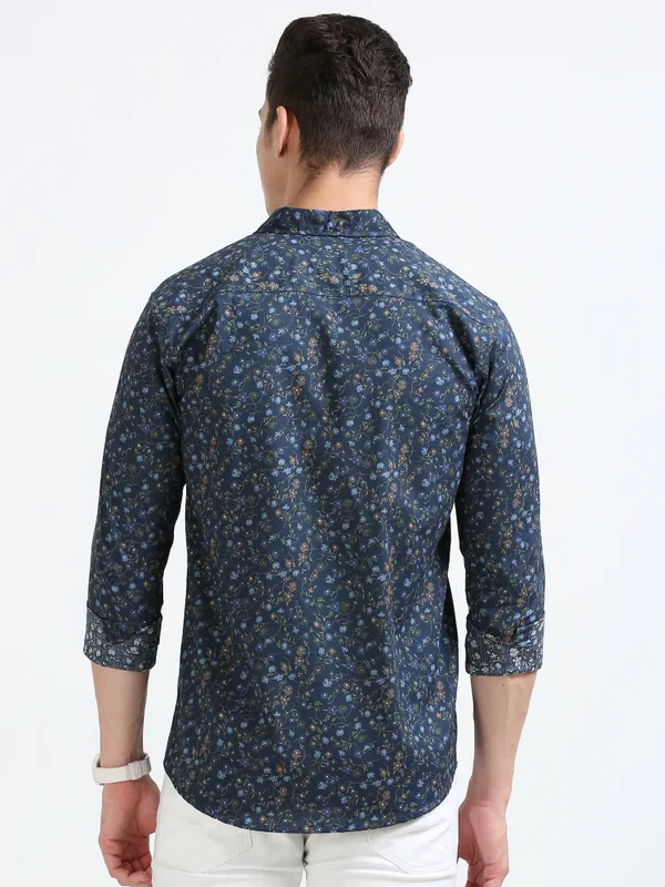 Black_Sky_Full_Sleeve_Oxford_Cotton_Shirt_For_Men