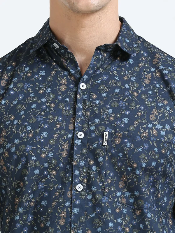 Black_Sky_Full_Sleeve_Oxford_Cotton_Shirt_For_Men