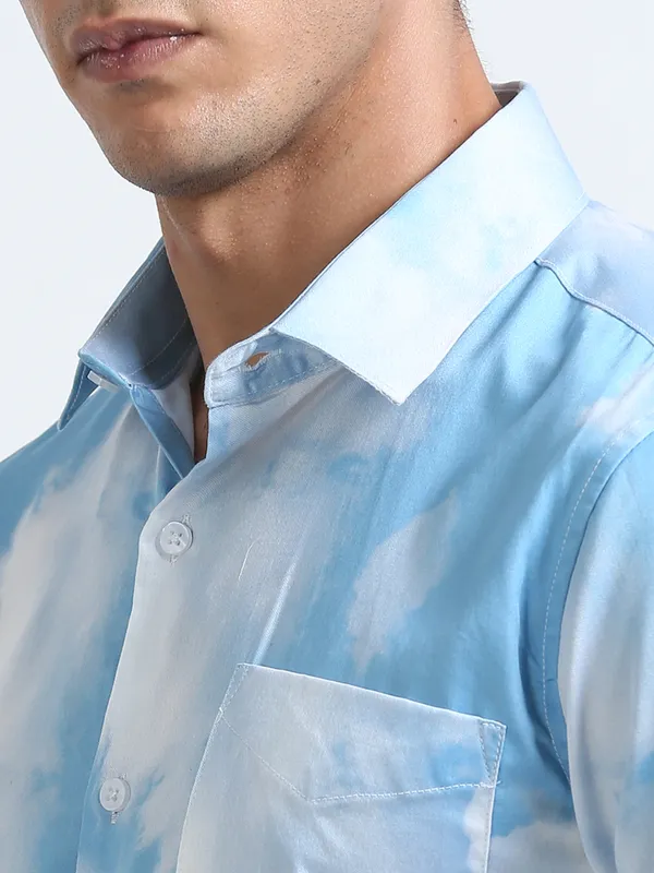 Sky_Print_Full_Sleeve_Rayon_Shirt_For_Men