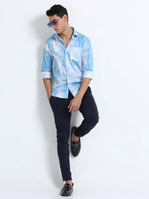 Sky_Print_Full_Sleeve_Rayon_Shirt_For_Men
