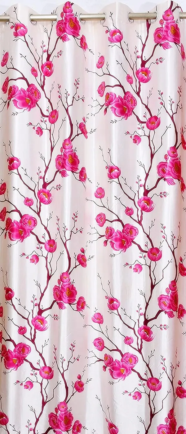 Pink_Polyester_Floral_Curtains_Modern_Silk_|_for_Home,_Living_Room,_Bedroom,_Offices_-_Set_of_3_Pc