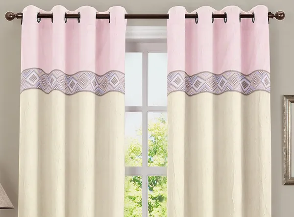 Pack_of_2_Cotton_Rose_Pink_Arizona_ikatee_Collection_Curtain_Set_for_Window_and_Door