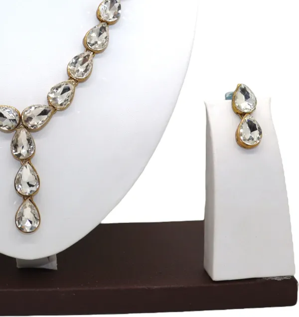 White_Metal_Copper_Jewellery_Set_For_Women