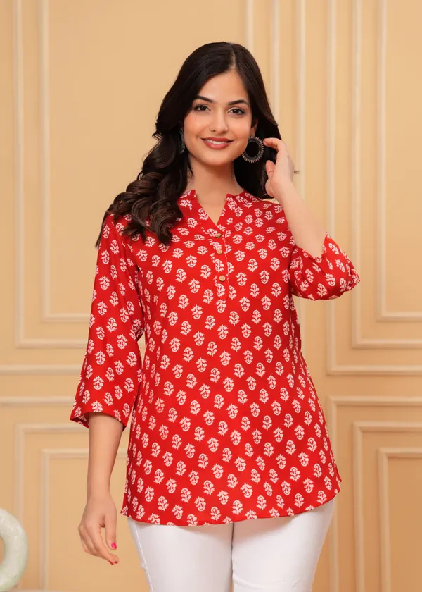 Jaipuri_PRINT_V_NECK_TOP