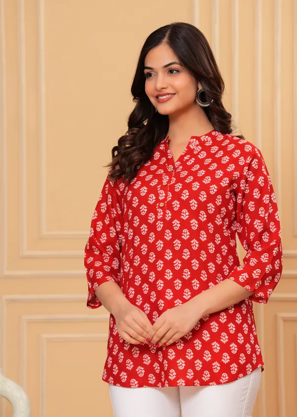 Jaipuri_PRINT_V_NECK_TOP