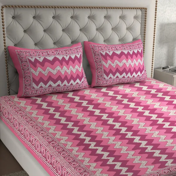 Jaipuri_Traditional_Double_Bed_Bedsheet_with_2_Pillow_Covers_-(Pink)