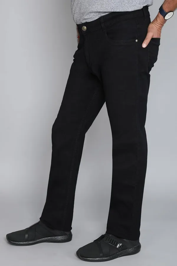 Black_Silky_Relaxed_Fit_Denim_Cotton_Straight_&_Regular_Comfortable_Jeans_Pant_For_Men