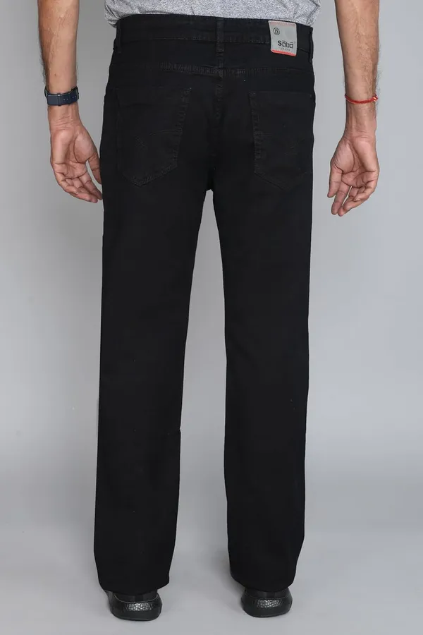 Black_Silky_Relaxed_Fit_Denim_Cotton_Straight_&_Regular_Comfortable_Jeans_Pant_For_Men