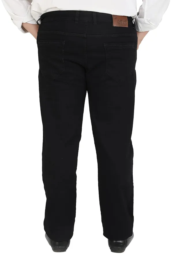 Black__Straight_Fit_Stretchable_Knitted_Jeans_Pant_5_Pocket_Solid_Design_For_Men