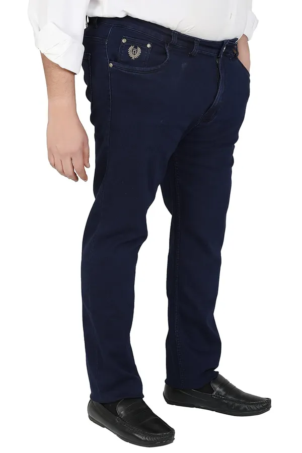 Tealish_Blue__Straight_Fit_Stretchable_Knitted_Jeans_Pant_5_Pocket_Solid_Design_For_Men