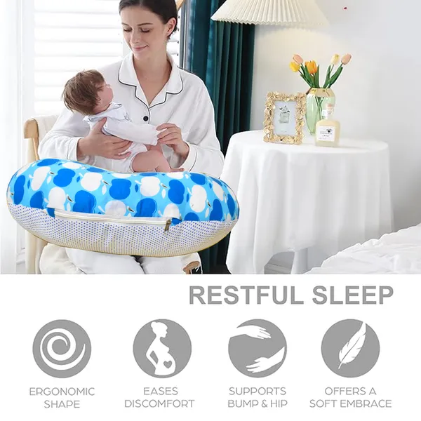 Cheeky_Cheeky_Multipurpose_Baby_Feeding_Nursing_Cum_Maternity_Pillow_for_New_Born_(Blue)