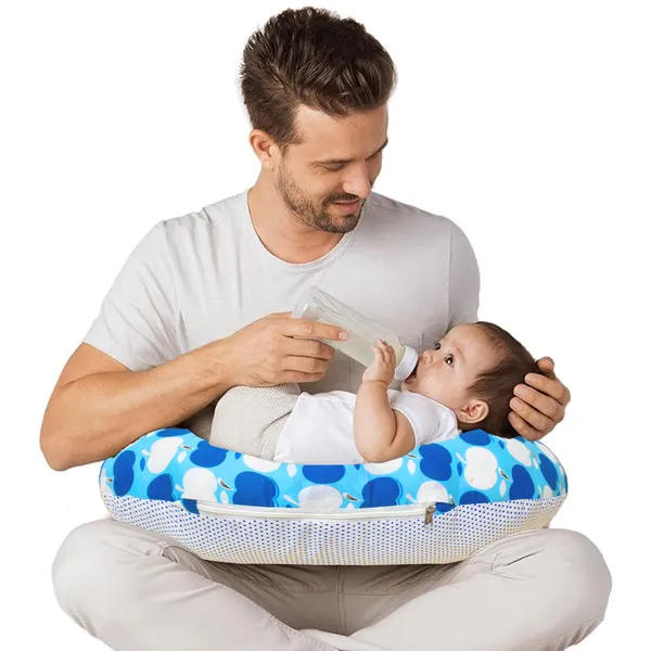 Cheeky_Cheeky_Multipurpose_Baby_Feeding_Nursing_Cum_Maternity_Pillow_for_New_Born_(Blue)