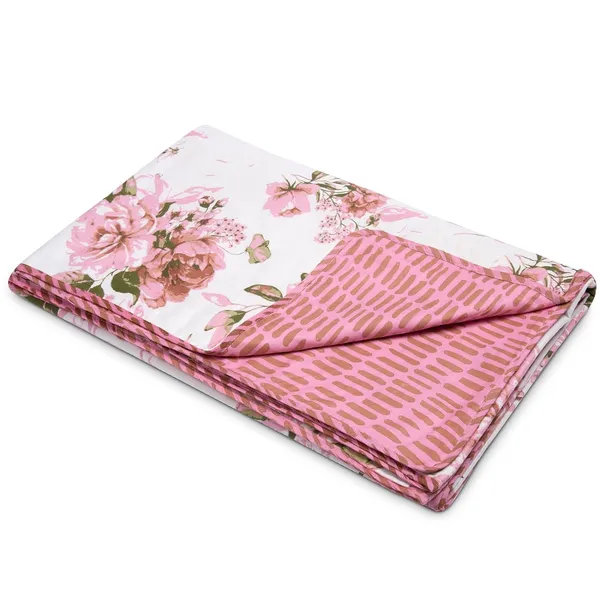 Cotton_Reversible_Double_Dohar,_Lightweight_AC_Blanket_for_All_Weather_Use_|_Blushing_Blooms_-_White,_Pink_&_Green