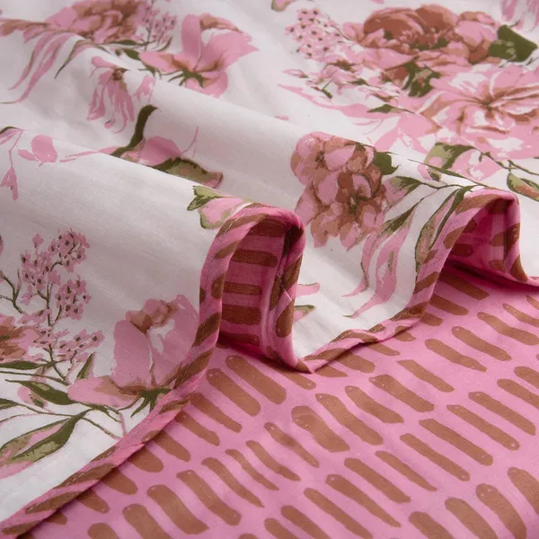 Cotton_Reversible_Double_Dohar,_Lightweight_AC_Blanket_for_All_Weather_Use_|_Blushing_Blooms_-_White,_Pink_&_Green