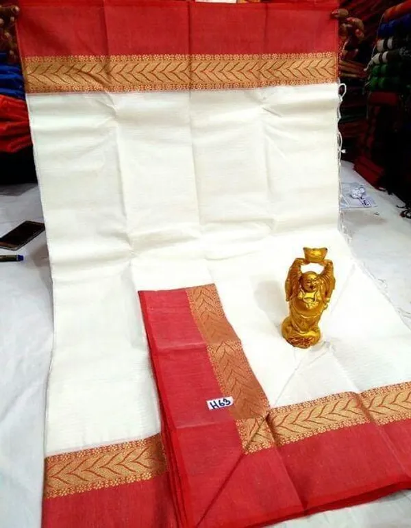 White_Zari_Kolkata_Design_Handloom_Cotton_Silk_Saree