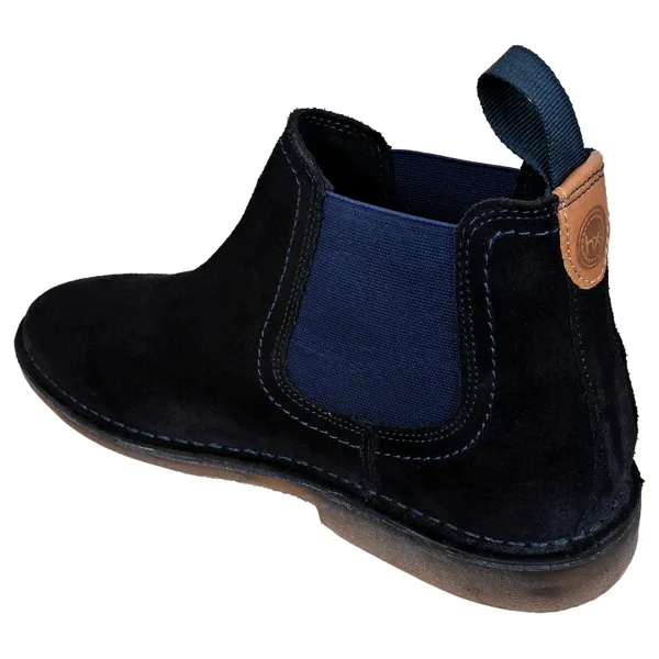 Navy_Suede_Chelsea_Boots_For_Men