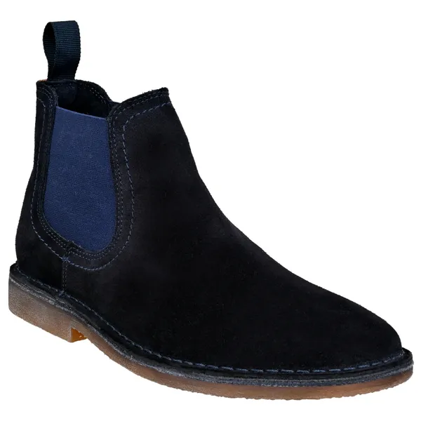 Navy_Suede_Chelsea_Boots_For_Men
