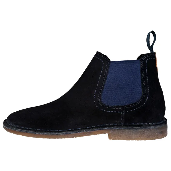 Navy_Suede_Chelsea_Boots_For_Men