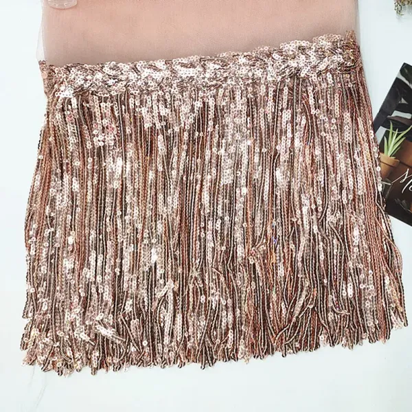 Rose_Gold_Sequince_Premium_Lace_For_Women