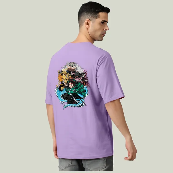 Purple_Oversized_Printed_Half_Sleeve_Cotton_T-Shirt_For_Men