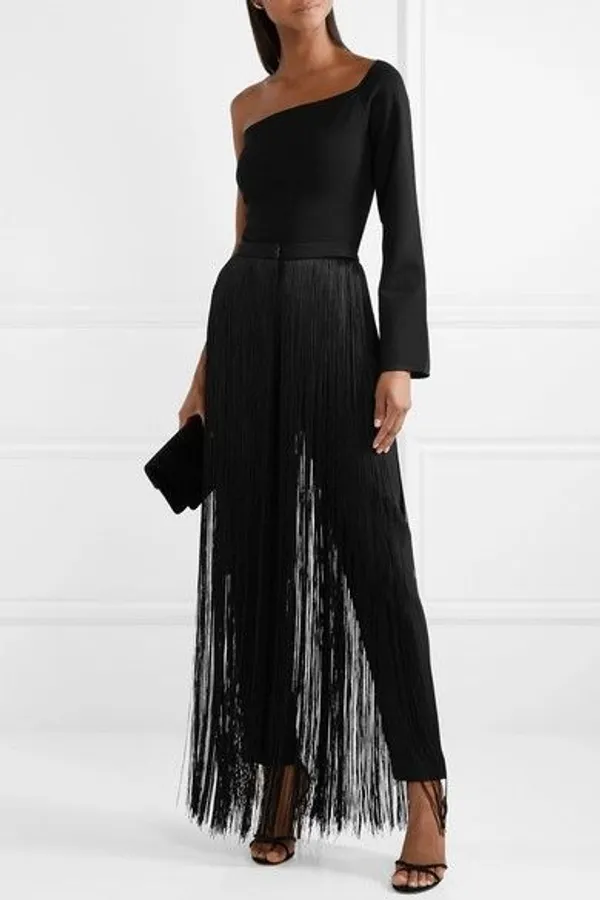 Black_Polyster_Premium_Lace_For_Women