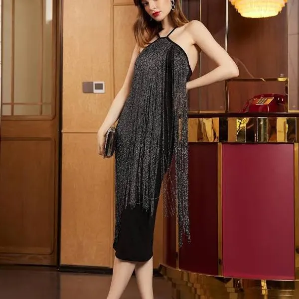Black_Polyster_Premium_Lace_For_Women