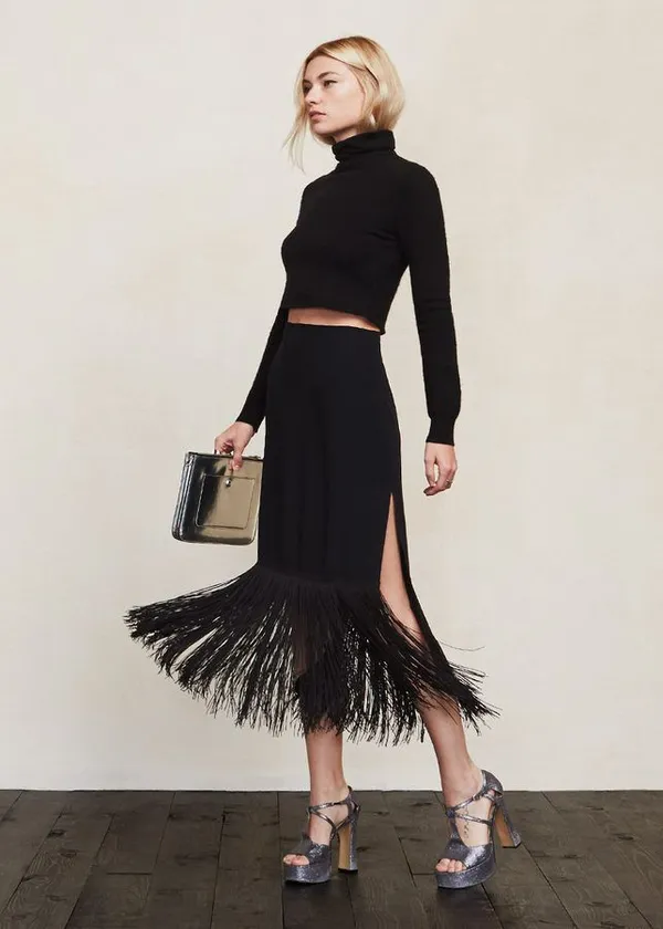 Black_Polyster_Premium_Lace_For_Women