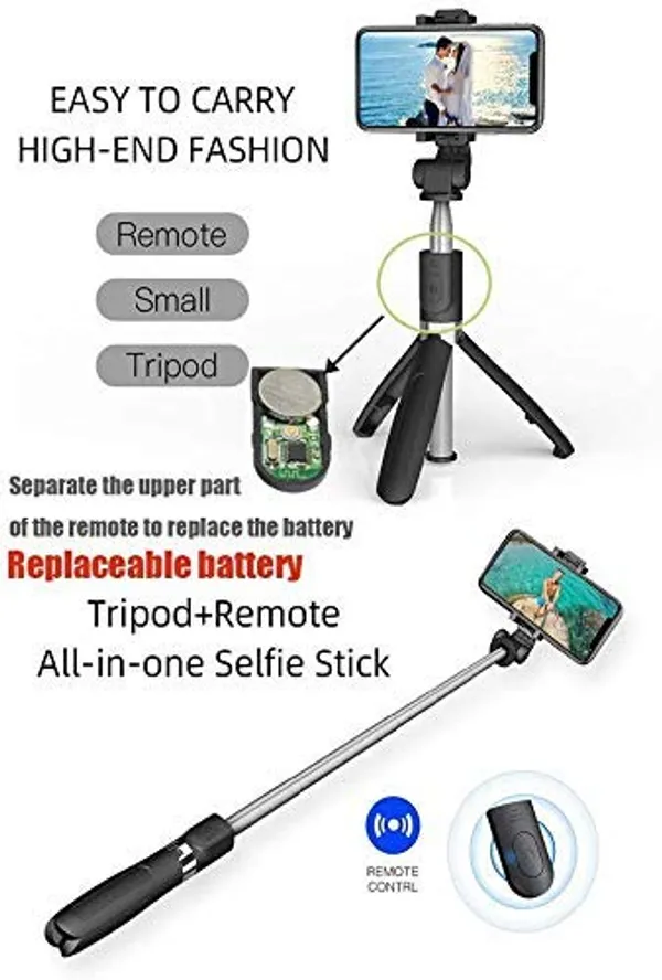 Black_Bluetooth_Selfie_Stick_Extendable_Selfie_Stick_With_Wireless_Remote_And_Tripod_Stand